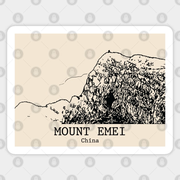 Mount Emei - Tibet Sticker by Lakeric
